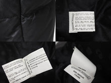 画像をギャラリービューアに読み込む, 極美品 CHROME HEARTS クロムハーツ STIFF LTHR スティッフ クロスボール ダウンジャケット ブラック 羊革 サイズM シルバー金具 中古 4c074771