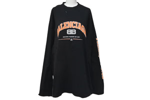 BALENCIAGA Logo-crash long sleeve 681046 TLVJ1 Good Condition Used 4c074788