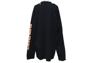 BALENCIAGA Logo-crash long sleeve 681046 TLVJ1 Good Condition Used 4c074788