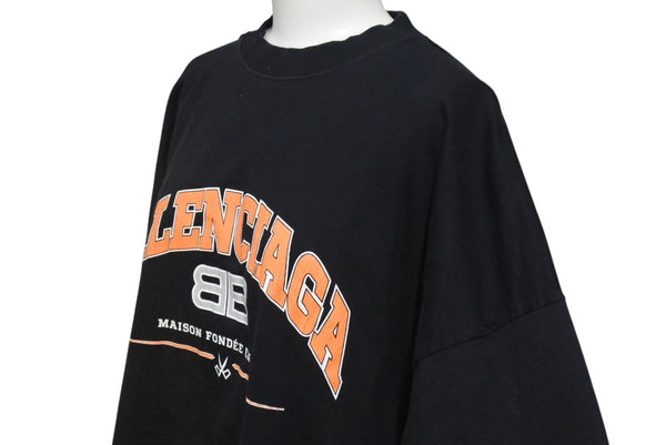 BALENCIAGA Logo-crash long sleeve 681046 TLVJ1 Good Condition Used 4c074788