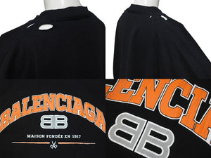 BALENCIAGA Logo-crash long sleeve 681046 TLVJ1 Good Condition Used 4c074788