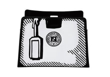 画像をギャラリービューアに読み込む, FENDI フェンディ ピーカブー ディフェンダー バッグカバー 7AR717 キャンバス レザー ホワイト ブラック ゴールド金具 美品 中古 4c074991