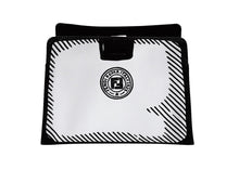 画像をギャラリービューアに読み込む, FENDI フェンディ ピーカブー ディフェンダー バッグカバー 7AR717 キャンバス レザー ホワイト ブラック ゴールド金具 美品 中古 4c074991