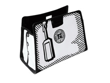 画像をギャラリービューアに読み込む, FENDI フェンディ ピーカブー ディフェンダー バッグカバー 7AR717 キャンバス レザー ホワイト ブラック ゴールド金具 美品 中古 4c074991