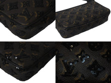 Load image into Gallery viewer, 極美品 LOUIS VUITTON ルイヴィトン ポシェットアクセソワール ハンドバッグ モノグラムエクリプス M40247 スパンコール 中古 4c075271