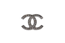 Load image into Gallery viewer, 極美品 CHANEL シャネル ピアス ココマーク ラインストーン アクセサリー A12A刻印 メタル シルバー金具 中古 4c075479 正規品