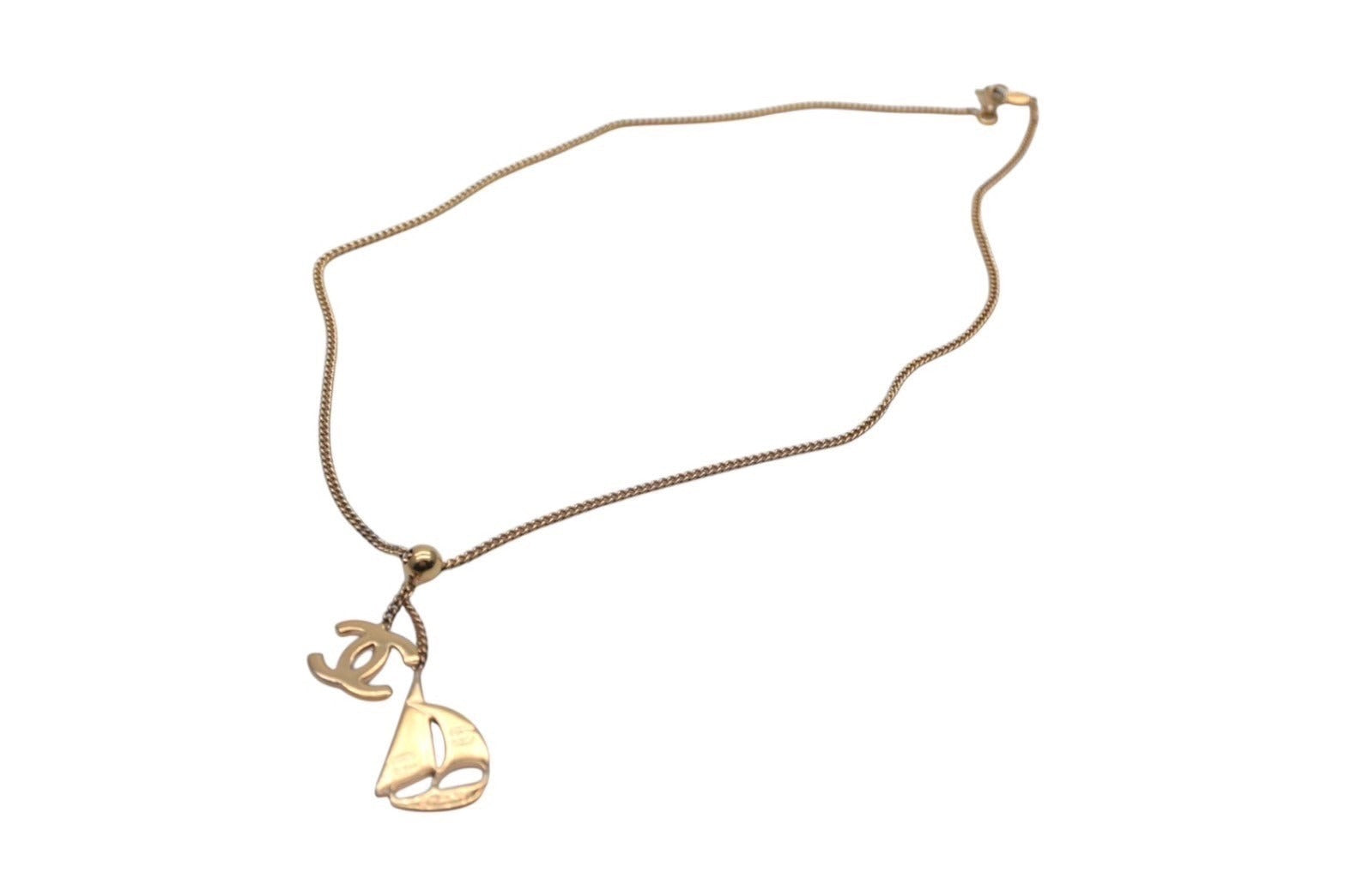 ITRD4UVQW3LK】美品 CHANEL シャネル GP ゴールド ネックレス 