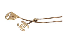 Load image into Gallery viewer, CHANEL シャネル ココマーク ロゴ ヨット ネックレス アクセサリー 02S GP イタリア製 ゴールド 美品 中古 4c075487