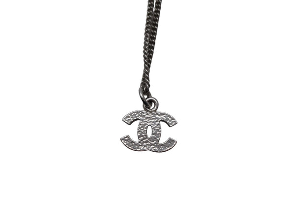 極美品 CHANEL シャネル ネックレス チョーカー ココマーク ラインストーン 07V メタル ラインストーン シルバー 美品 中古 4c075491