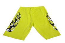 画像をギャラリービューアに読み込む, 未使用 CHROME HEARTS クロムハーツ Matty Boy マッティボーイ リンク バイカー ショーツ ライムグリーン コットン M 中古 4c075556