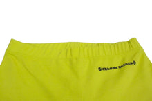 画像をギャラリービューアに読み込む, 未使用 CHROME HEARTS クロムハーツ Matty Boy マッティボーイ リンク バイカー ショーツ ライムグリーン コットン M 中古 4c075556
