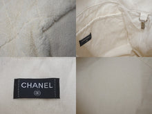 Load image into Gallery viewer, 極美品 CHANEL シャネル トートバッグ ビーチタオル ポーチ 3点セット ココマーク パイル コットン アイボリー 中古 4c075559