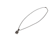 画像をギャラリービューアに読み込む, CHROME HEARTS クロムハーツ ネックレス FRAMED BS FLUER フレームドBSフレア シルバー 925 9.6g 美品 中古 4c075656