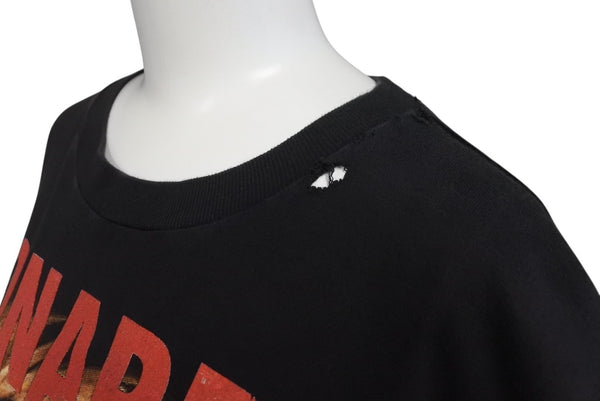 VINTAGE Vintage TITANIC Titanic T-shirt LEONARDO DiCaprio Leonardo DiCaprio old clothes black cotton used 4c075806