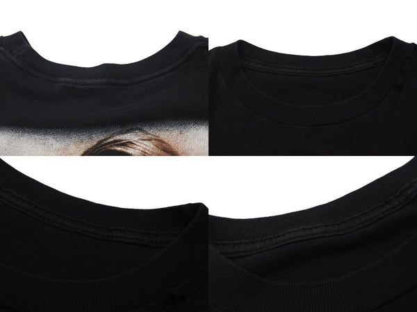 VINTAGE Vintage TITANIC Titanic T-shirt LEONARDO DiCaprio Leonardo DiCaprio old clothes black cotton used 4c075806
