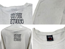 画像をギャラリービューアに読み込む, OLD STUSSY オールドステューシー ヴィンテージ THE STOOGES ザ ストゥージズ フォト 半袖Tシャツ ホワイト サイズL 美品 中古 4c075821