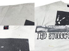 画像をギャラリービューアに読み込む, OLD STUSSY オールドステューシー ヴィンテージ THE STOOGES ザ ストゥージズ フォト 半袖Tシャツ ホワイト サイズL 美品 中古 4c075821