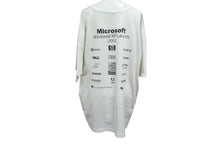 画像をギャラリービューアに読み込む, Microsoft マイクロソフト Windows XP 企業 半袖Tシャツ ウィンドウズ 2001年製 コットン ホワイト サイズXL 美品 中古 4c075823