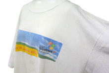 画像をギャラリービューアに読み込む, Microsoft マイクロソフト Windows XP 企業 半袖Tシャツ ウィンドウズ 2001年製 コットン ホワイト サイズXL 美品 中古 4c075823
