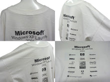 画像をギャラリービューアに読み込む, Microsoft マイクロソフト Windows XP 企業 半袖Tシャツ ウィンドウズ 2001年製 コットン ホワイト サイズXL 美品 中古 4c075823