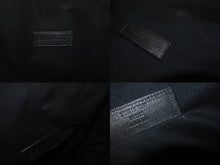 画像をギャラリービューアに読み込む, BALENCIAGA バレンシアガ ビジネス トートバッグ ハンドバッグ 248416 ナイロン イタリア製 レザー ブラック 美品 中古 4c075856