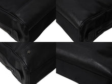 画像をギャラリービューアに読み込む, BALENCIAGA バレンシアガ ビジネス トートバッグ ハンドバッグ 248416 ナイロン イタリア製 レザー ブラック 美品 中古 4c075856