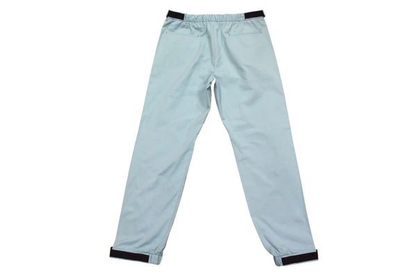 Good Condition PRADA 18 Years Rubber Logo Cotton Straight Pants Bottoms Light Blue Size 50 UP0007 Used 4c075901