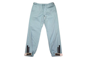 Good Condition PRADA 18 Years Rubber Logo Cotton Straight Pants Bottoms Light Blue Size 50 UP0007 Used 4c075901