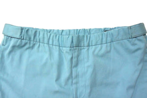 Good Condition PRADA 18 Years Rubber Logo Cotton Straight Pants Bottoms Light Blue Size 50 UP0007 Used 4c075901