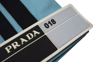 Good Condition PRADA 18 Years Rubber Logo Cotton Straight Pants Bottoms Light Blue Size 50 UP0007 Used 4c075901