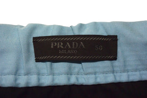 Good Condition PRADA 18 Years Rubber Logo Cotton Straight Pants Bottoms Light Blue Size 50 UP0007 Used 4c075901