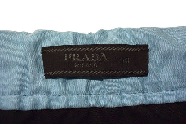 Good Condition PRADA 18 Years Rubber Logo Cotton Straight Pants Bottoms Light Blue Size 50 UP0007 Used 4c075901
