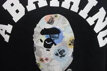 画像をギャラリービューアに読み込む, A BATHING APE アベイシングエイプ FLORAL CAMO COLLEGE TEE 半袖Tシャツ ブラック ホワイト マルチカラー 3XL 美品 中古 4c075943