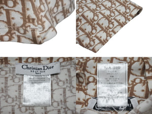 Very good condition Christian Dior Trotter V-neck short sleeve T-shirt White Cotton Size 42 5E16155951 Used 4c075944
