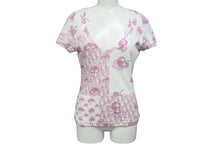 画像をギャラリービューアに読み込む, 極美品 ChristianDior クリスチャンディオール 半袖Tシャツ トロッター 2005 ガリアーノ期 5P16155953 ホワイト ピンク 38 中古 4c075945