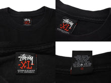 画像をギャラリービューアに読み込む, STUSSY ステューシー Tシャツ 00's メキシコ製 CUSTOMADE PRINT TEE フロント フォト プリント オールド ブラック 中古 4c075953