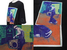 画像をギャラリービューアに読み込む, STUSSY ステューシー Tシャツ 00's メキシコ製 CUSTOMADE PRINT TEE フロント フォト プリント オールド ブラック 中古 4c075953