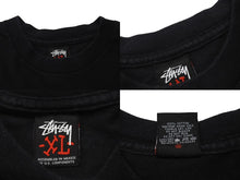 画像をギャラリービューアに読み込む, STUSSY ステューシー Tシャツ 00's メキシコ製 CUSTOMADE PRINT TEE フロント フォト プリント オールド ブラック 中古 4c075954