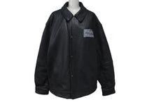 画像をギャラリービューアに読み込む, pellepelle ペレペレ レザージャケット サイズXL 刺繍デザイン グレー ヴィンテージ チャコール 美品 中古 4c076046