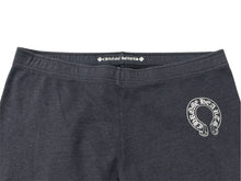 画像をギャラリービューアに読み込む, CHROME HEARTS クロムハーツ スウェットパンツ サイズL ホースシュー サイドロゴ プリント グレー 美品 中古 4c076065