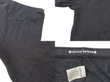 画像をギャラリービューアに読み込む, CHROME HEARTS クロムハーツ スウェットパンツ サイズL ホースシュー サイドロゴ プリント グレー 美品 中古 4c076065