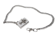 画像をギャラリービューアに読み込む, 極美品 CHROME HEARTS クロムハーツ CHクロス クラシックリンクウォレットチェーン 316g ジッポー ライター シルバー925 中古 4c076081