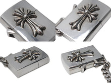 画像をギャラリービューアに読み込む, 極美品 CHROME HEARTS クロムハーツ CHクロス クラシックリンクウォレットチェーン 316g ジッポー ライター シルバー925 中古 4c076081
