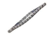 画像をギャラリービューアに読み込む, 極美品 CHROME HEARTS クロムハーツ ピラミッドプラスリンク ブレスレット 32リンク 全長約21.3cm 重量約34.3g シルバー925 中古 4c076084