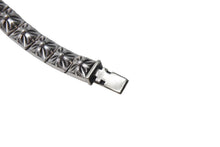 画像をギャラリービューアに読み込む, 極美品 CHROME HEARTS クロムハーツ ピラミッドプラスリンク ブレスレット 32リンク 全長約21.3cm 重量約34.3g シルバー925 中古 4c076084