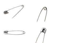 画像をギャラリービューアに読み込む, CHROME HEARTS クロムハーツ セーフティピン ラージ 1PD ペンダントトップ チャーム 重量約4.1g パヴェダイヤモンド 美品 中古 4c076112