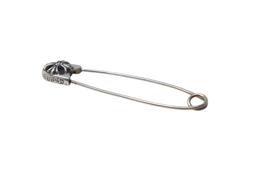 CHROME HEARTS クロムハーツ セーフティピン ラージ 1PD ペンダントトップ チャーム 重量約4.1g パヴェダイヤモンド 美品 中古 4c076112