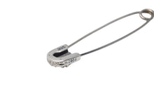 画像をギャラリービューアに読み込む, CHROME HEARTS クロムハーツ セーフティピン ラージ 1PD ペンダントトップ チャーム 重量約4.1g パヴェダイヤモンド 美品 中古 4c076112