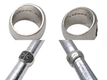 画像をギャラリービューアに読み込む, CHROME HEARTS クロムハーツ クラシック オーバルスターリング 重量約32.5g サイズ21.5号 .925/2002刻印 シルバ−925 美品 中古 4c076113