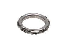 画像をギャラリービューアに読み込む, CHROME HEARTS クロムハーツ スクロールバンドリング 重量約8.8g サイズ17号 1994/.925刻印 シルバー925 美品 中古 4c076115